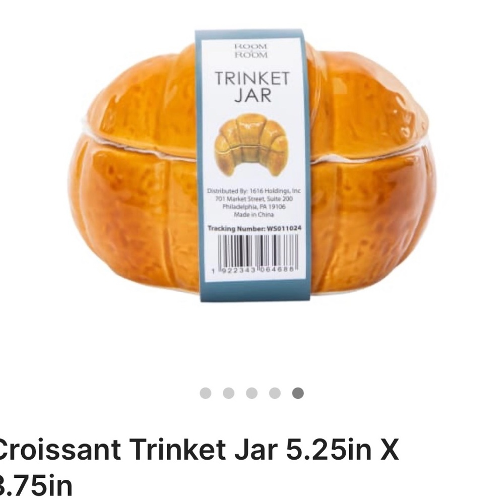 COPY - COPY - Viral Croissant 🥐 Trinket Box from five below!